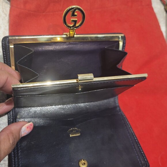 Gucci*Very Rare*Suede & Leather* Sherry Line*Purse/Wallet - Picture 12 of 12